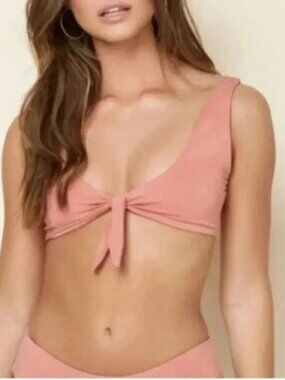 Dippin’ Daisy Front-Tie Bikini Top - Size: Small - NWT